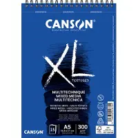 Canson XL Mix-Media MG A5 300G Spiral 15 SH