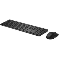 HP 490C - Tastatur- og mussett - dual modus, 3-soners oppsett, fler-enhets, lavprofilt tastetrykk - full size - trådløs - Bluetooth, 2.4 GHz - QWER...