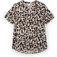 Tom Tailor 1056527 Kort Ermet Bluse