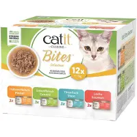 Catit Design Cuisine Bites Assortert Pakke Våtfôr Til Katt 12x75g