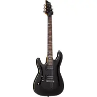 Schecter Omen-6 Left Handed Electric Guitar Black
