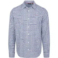 New zealand auckland NZA Skjorte Button-Down Coarse Heavy Flanell Blå Størrelse