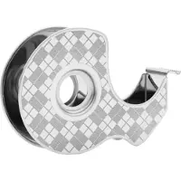 3M dispenser for tape SCOTCH i rustfritt stål + 2x Magic tape 19 mm x 13,9 m sølv
