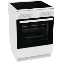 UPO UEC6A20W keramisk kokeplate, hvit