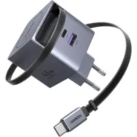 UGREEN 45 W GaN Fast Charger with Retractable Cable