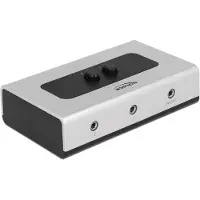 DeLOCK Switch 2-port jack 3,5 mm manuell toveis