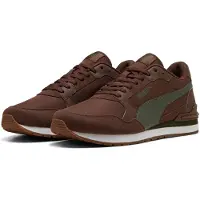 Puma ST Runner v4 Nylon Sneakers Unisex, Shoes, Chestnut Brown/Moss Veil/White, 44.5
