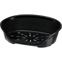 Ferplast kurv Siesta Deluxe svart - Størrelse 4: L 61,5 x B 45 x H 21,5 cm