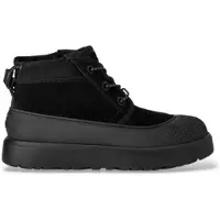 Ugg unisex for kids. 1171299K Neumel Weather Hybrid Leather Boots (36), Black, Flat, Suede, Laces, Casual, children's fashion
