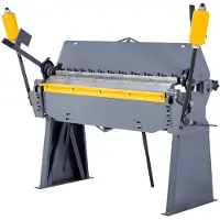 Vevor boks- og pannebrems, 1220 mm/48 tommers metallbøyebrems, 12-gauge bløtt stålkapasitet, 0-135 graders justerbar, metallbøyemaskin med 8 fingre, kraftig aluminiumsfolder for presis bøying