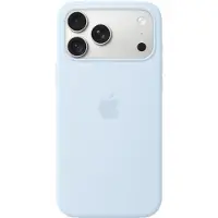 Apple silikonetui til iPhone 18 Pro Max med MagSafe (klarblå)