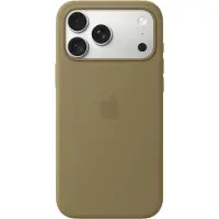 Apple iPhone 18 Pro Max silikonetui med MagSafe, oliven