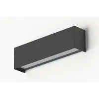 Nowodvorski Lighting Vegglampe Straight XS, bredde 26 cm, grafitt