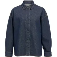 Object Mørk Vask Denim Skjorte