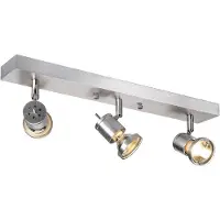 SLV Asto 3-lampers takspotlight med dekorativ ring