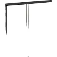 Vevor badekardusjdør, 142–152 cm B x 152 cm H, delvis rammeløs dobbel skyvedør for badekar, delvis rammeløs bypass-badedør med 6 mm bruddsikkert herdet glass og håndtak i rustfritt stål, svart