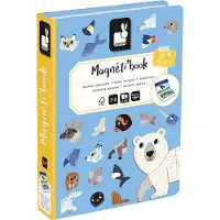 Janod Magnetibook magnetbok, polardyr