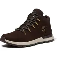 Timberland for man. TB0A6DQDA2M1 Dark brown Sprint Trekker Mid sneakers (40), Leather, 1 to 3 cm, Laces, Casual, Sport, Outdoor, Running