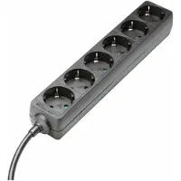 Adam hall 6 Socket EU Power Strip 5m Cable