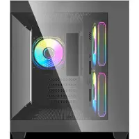 Darkflash C275P Computer Case without Fans - Kabinett - Svart