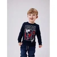Name it Collegegenser - Noos - NmmJessie Spider-Man - Dark Sapph - - 2 år (92) - Collegegenser