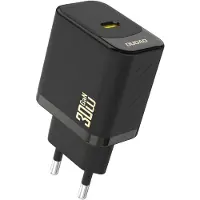 Dudao 30 W GaN USB-C vegglader med Power Delivery – Svart