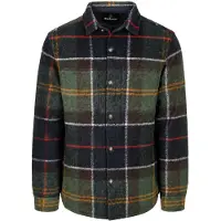 Barbour Overshirt Woodlane Classic Tartan Flerfarget Blå Mørkeblå Grønn Mørkegrønn Størrelse