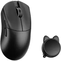WLMouse HUAN Stainless Magnesium Alloy / Wireless 8K - Gaming mus - Optisk - 5 - Svart