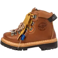 Art unisex. 100301123603_023 Leather Ankle Boots 0030 Air Alpine brown (37), Flat, Laces, Casual
