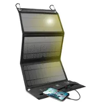 SBS TESOLARCHG21W bærbar solcellelader 21 W 2 USB-A-porter