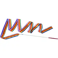 Goki Gymnastics Ribbon Rainbow