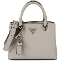 GUESS for woman. HWZG9672050 Noelle beige saffiano handbag (OSFA), Casual, Polyurethane