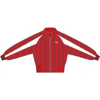 Puma FUTURE..ARCHIVE Oversized Jacket Women, Clothing, Red, XL