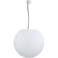 Euluna Utendørs pendellampe Cumulus, Ø 60 cm, hvit, plast, IP65, E27