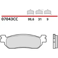 Brembo 07043 Organiske Bremseklosser