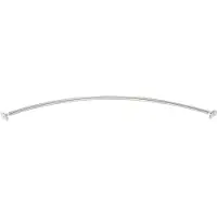 Wenko Teleskopisk dusjforhengstang, Ø 2,5 cm, 110-200 cm