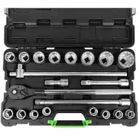 JBM 53728 3/4´´ Pipe-og Skralle-sett 21 Stykker