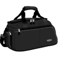 Markenlos Svart vintage sportsbag