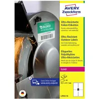 Avery Zweckform L7914-10 laseretiketter 99,1 x 67,7 mm, 80 etiketter, hvite