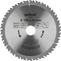 Wolfcraft 6736000 Sirkelsagblad For Tre 190 Mm