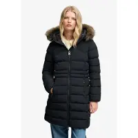 Superdry Faux Fur Fuji Mid Length Jakke