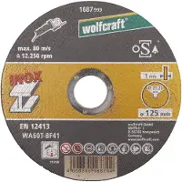 Wolfcraft Metallslipeskive 125 Mm