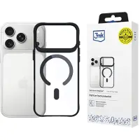 3mk Protection 3mk Satin Armor MagCase til iPhone 17 Pro – gjennomsiktig svart
