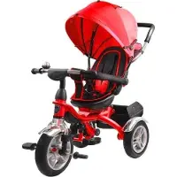 Leantoys Lean Toys Triratis PRO500 raudona - Juodoji RAMA