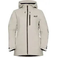 Jack Wolfskin Flowline 3in1, Skijakke, Dame, Pale Sand