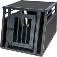 Kerbl Pet Transportboks Vacation laget av aluminium, grafitt - 77 x 55 x 50 cm