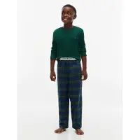 Tommy Hilfiger Pysjamas - Orn Green/Buffalo Check Evergreen - - 10-12 år (140-152) - 2-delt nattøy