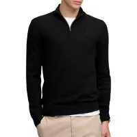 Superdry Essential Lightweight Wool Blend Genser Med Halv Glidelås