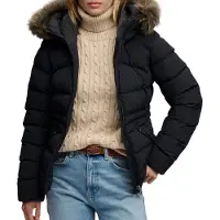 Superdry Faux Fur Fuji Padded Jakke