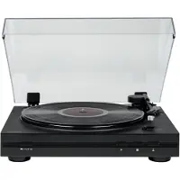 Thomson TT350, Beltedrevet platespiller, Manuell, Sort, 33,45 RPM, AC, 230 V